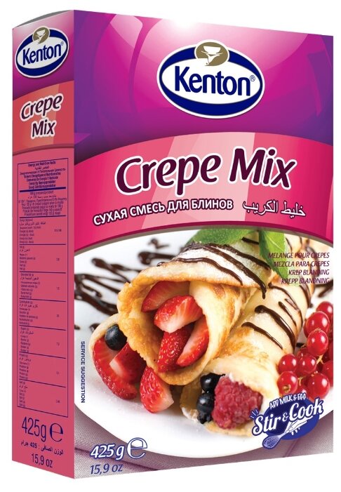 Kenton Смесь для блинов Crepe Mix Сухая, 0.425 кг (фото modal 1)