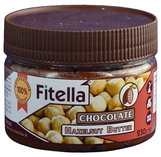 Fitella Паста фундучная с какао (фото modal 1)