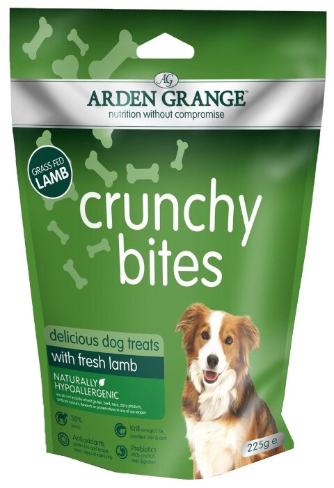 Лакомство для собак Arden Grange Crunchy Bites с ягненком (фото modal 1)