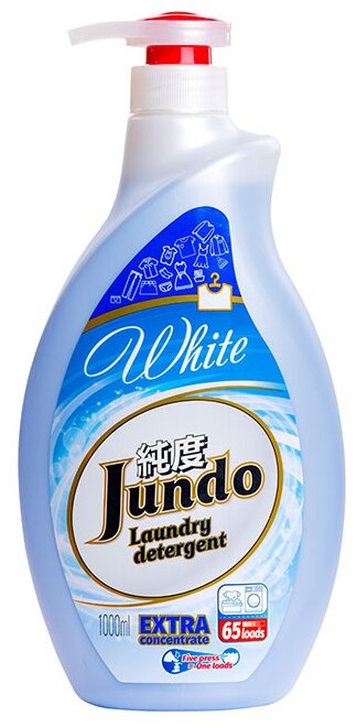 Гель для стирки Jundo White для белого белья (фото modal 1)