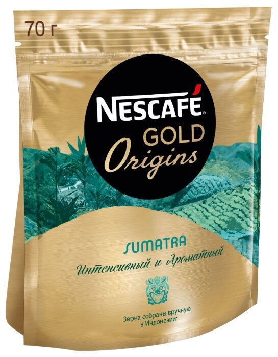Кофе растворимый Nescafe Gold Origins Sumatra, пакет (фото modal 4)