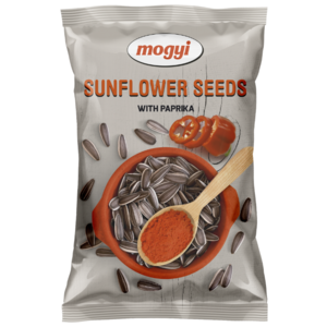 Семена подсолнечника Mogyi полосатые жареные соленые с паприкой 140 г (фото modal nav 1)
