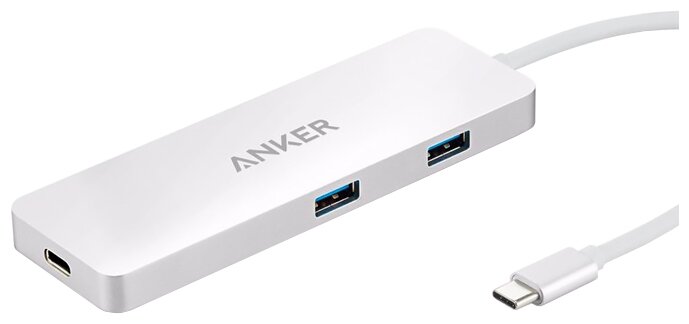USB-концентратор ANKER Premium USB-C Hub, разъемов: 3 (фото modal 1)
