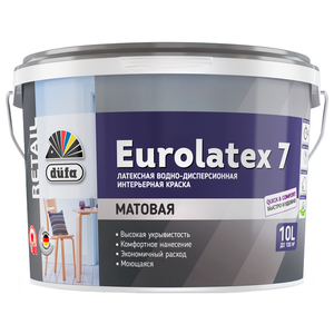 Латексная краска Dufa Retail Eurolatex 7 (фото modal nav 1)