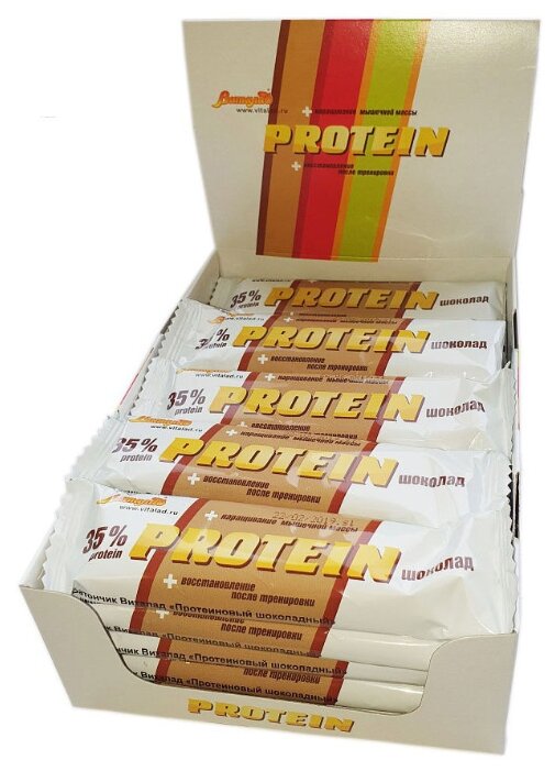 Виталад протеиновый батончик 35% protein (40 г)(24 шт.) (фото modal 5)