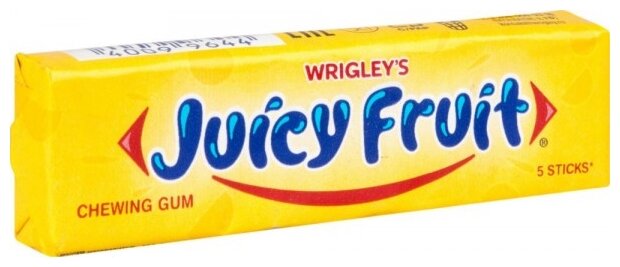 Жевательная резинка Juicy Fruit 5 sticks, 13 г (фото modal 1)