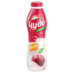 Питьевой йогурт Чудо вишня-черешня 2.4%, 690 г (фото modal nav 1)