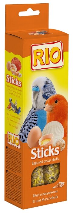 Лакомство для птиц RIO с яйцом и ракушечником (фото modal 1)