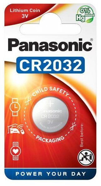 Батарейка Panasonic Lithium Coin CR2032 (фото modal 2)