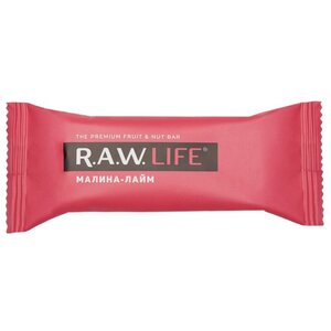 Фруктовый батончик R.A.W. Life Орехово-фруктовый батончик R.A.W. LIFE без сахара Малина - Лайм, 20 шт. (фото modal nav 3)