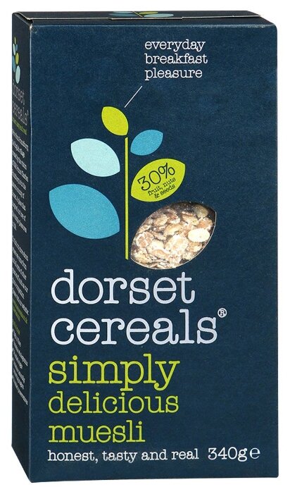 Мюсли dorset cereals Simply delicious (традиционные королевские), коробка (фото modal 1)