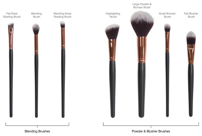 Набор кистей Rio 24 Piece Professional Cosmetic Make Up Brush Set, 24 шт. (фото modal 4)