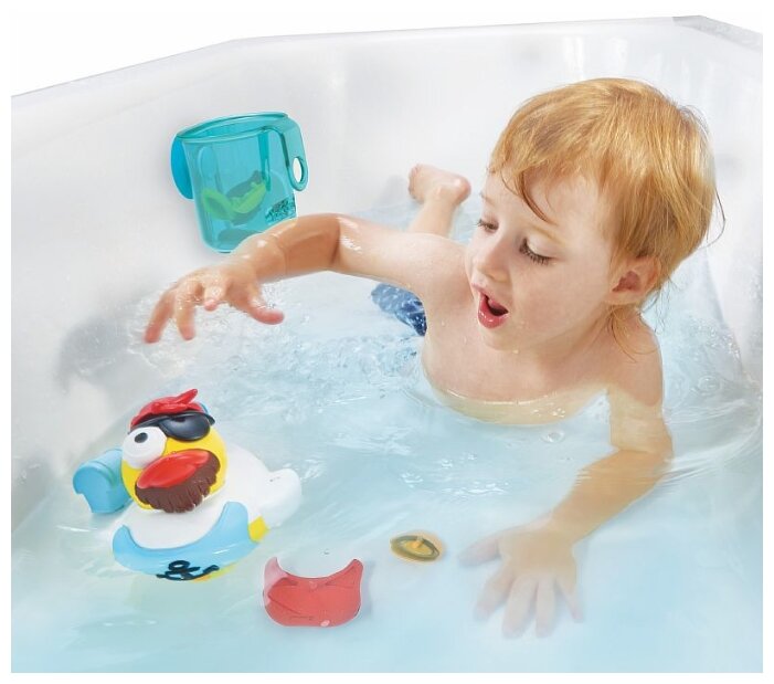 Игрушка для ванной Yookidoo Утка-пират с водометом и аксессуарами (40170) (фото modal 7)
