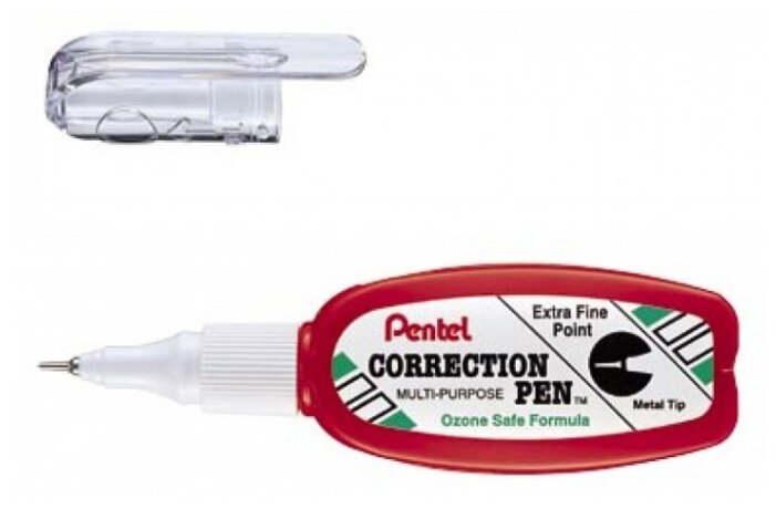 Pentel Корректирующая ручка Extra fine point 4,2 мл (фото modal 1)