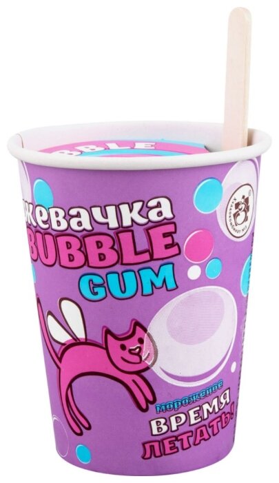 Мороженое Время Летать молочное Bubble gum 70 г (фото modal 1)