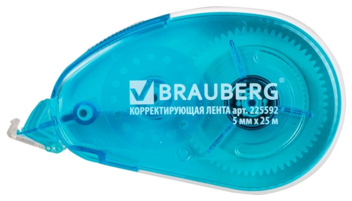 BRAUBERG Корректирующий роллер Maxi синий 5 мм х 25 м (фото modal 1)