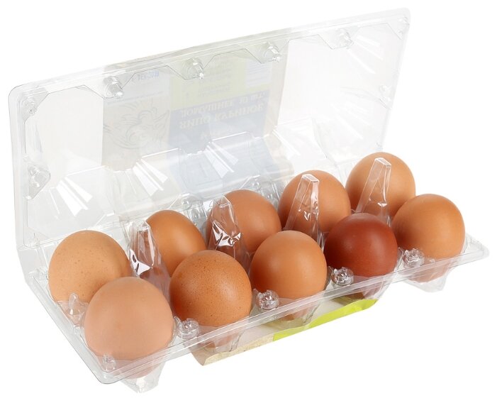Яйцо куриное ВкусВилл столовое домашнее С1, 10 шт. (фото modal 2)
