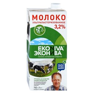 Молоко ЭкоНива Ультрапастеризованное 3.2%, 1 л (фото modal nav 4)