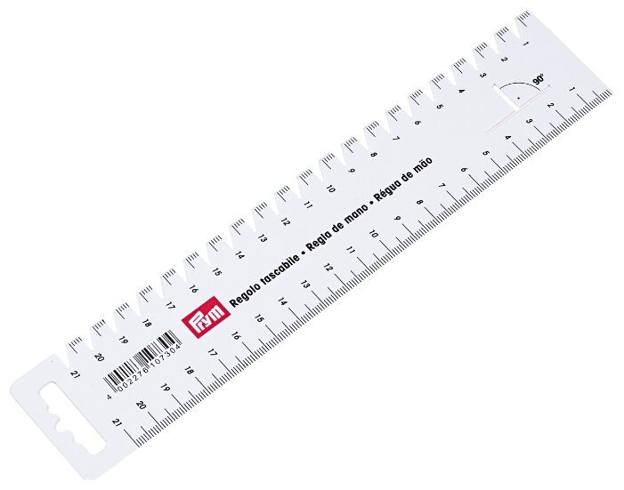 Prym Линейка для разметки и измерения 21 см (16107300) (фото modal 1)