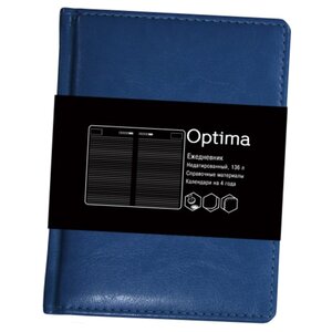 Ежедневник Listoff Optima недатированный, искусственная кожа, А6, 136 листов (фото modal nav 2)