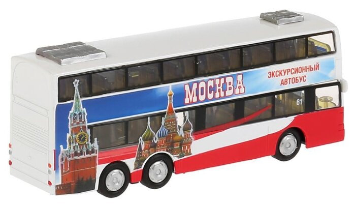 Автобус ТЕХНОПАРК двухэтажный экскурсионный Москва (CT10-054-2) 16 см (фото modal 3)