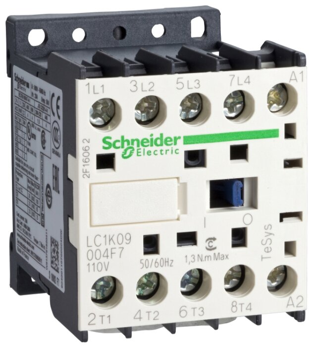 Магнитный пускатель/контактор перемен. тока (ac) Schneider Electric LC1K09004M7 (фото modal 1)