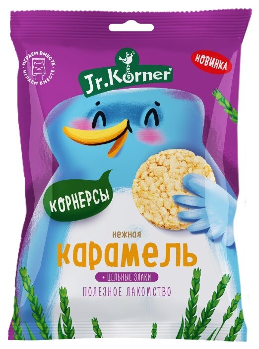 Мини хлебцы рисовые Jr.Korner Нежная карамель+цельные злаки 30 г (фото modal 1)