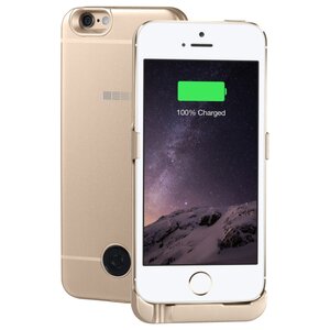 Чехол-аккумулятор INTERSTEP Metal battery case для iPhone 5/5S/SE (фото modal nav 1)