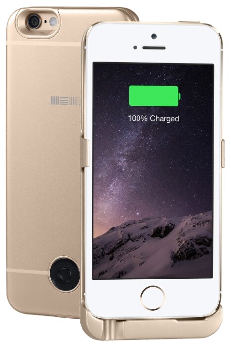 Чехол-аккумулятор INTERSTEP Metal battery case для iPhone 5/5S/SE (фото modal 1)