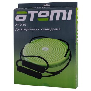 Тренажер универсальный ATEMI диск здоровья массажный с эспандерами AMD03 (фото modal nav 4)