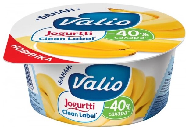 Йогурт Valio Банан 2.9%, 120 г (фото modal 1)