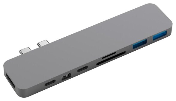 USB-концентратор HyperDrive Pro 8-in-2 (GN28D), разъемов: 4 (фото modal 3)