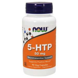 Аминокислота NOW 5-HTP 50 mg (90 капсул) (фото modal nav 1)