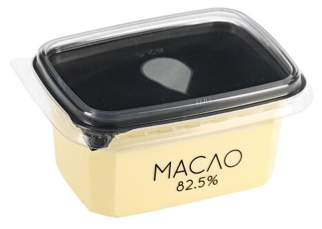 Moloko group Масло сладко-сливочное несоленое 82.5%, 200 г (фото modal 1)