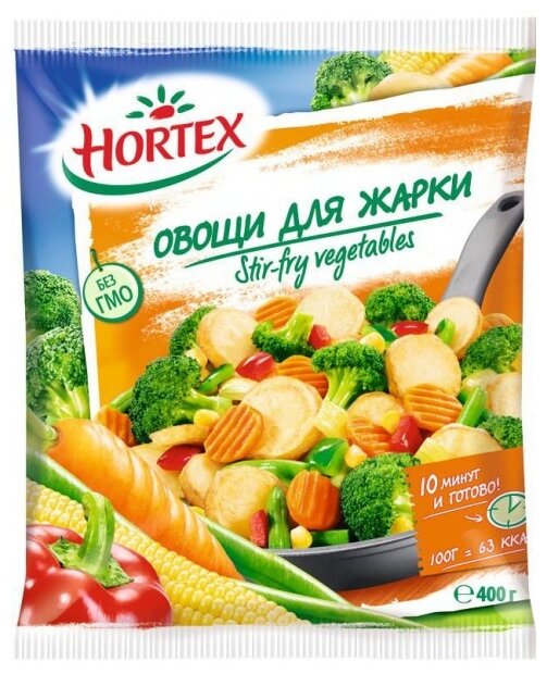 HORTEX Овощи для жарки быстрозамороженные (фото modal 1)