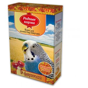 Родные корма Корм С фруктами для волнистых попугаев (фото modal nav 1)