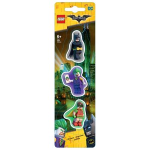 LEGO Набор ластиков Batman movie (Batman/Robin/The Joker) 3 шт. (фото modal nav 1)