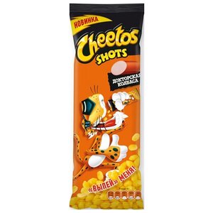 Кукурузные палочки Cheetos Shots Докторская колбаса 18 г (фото modal nav 2)