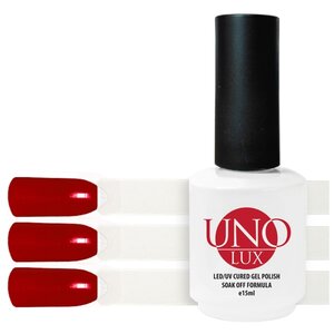 Гель-лак UNO Lux Lady in Red, 15 мл (фото modal nav 4)