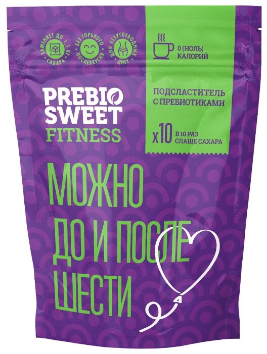 PREBIO SWEET подсластитель Fitness с пребиотиками (дой-пак) порошок (фото modal 1)