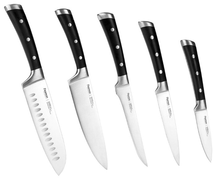 Набор Fissman Kushiro 5 ножей с подставкой (фото modal 2)