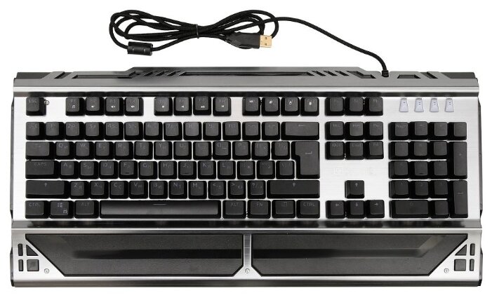 Клавиатура Oklick 980G HUMMER Keyboard Black USB (фото modal 3)