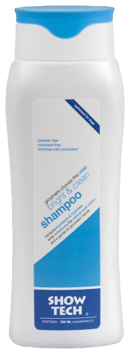 Шампунь Transgroom Bright & Clean Shampoo для глубокой очистки шерсти собак 300 мл (фото modal 1)