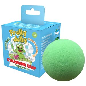 Frolly Jolly Бурлящий шар с сюрпризом Зеленый (фото modal nav 1)