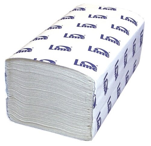 Полотенца бумажные Lime белые однослойные 210600 (фото modal 1)
