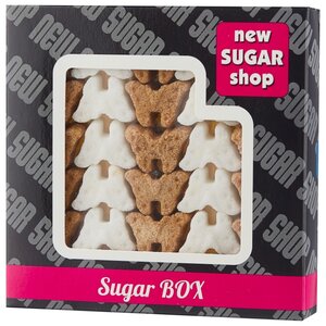 Сахар New SUGAR shop фигурный Sugar BOX Бабочки сахарные тростниковые и белые (фото modal nav 1)