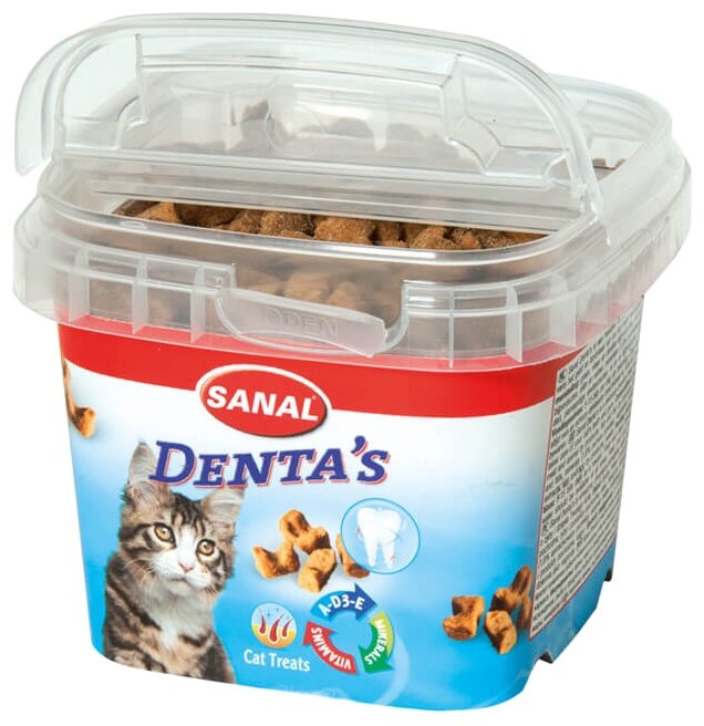 Лакомство для кошек Sanal Denta's (фото modal 1)