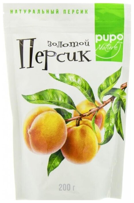 Персик сушеный PUPO Золотой без косточки, 200 г (фото modal 1)