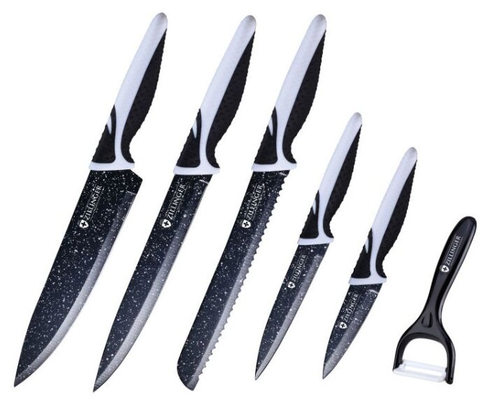 Набор Zillinger 5 ножей и овощечистка ZL-826 (фото modal 1)