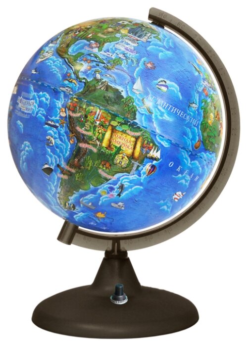Глобус зоогеографический Глобусный мир Детский 210 мм (16005) (фото modal 2)